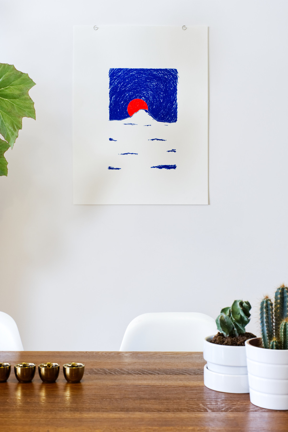 Frits Vandenweghe - MT. - Screenprint on paper, 42x59cm