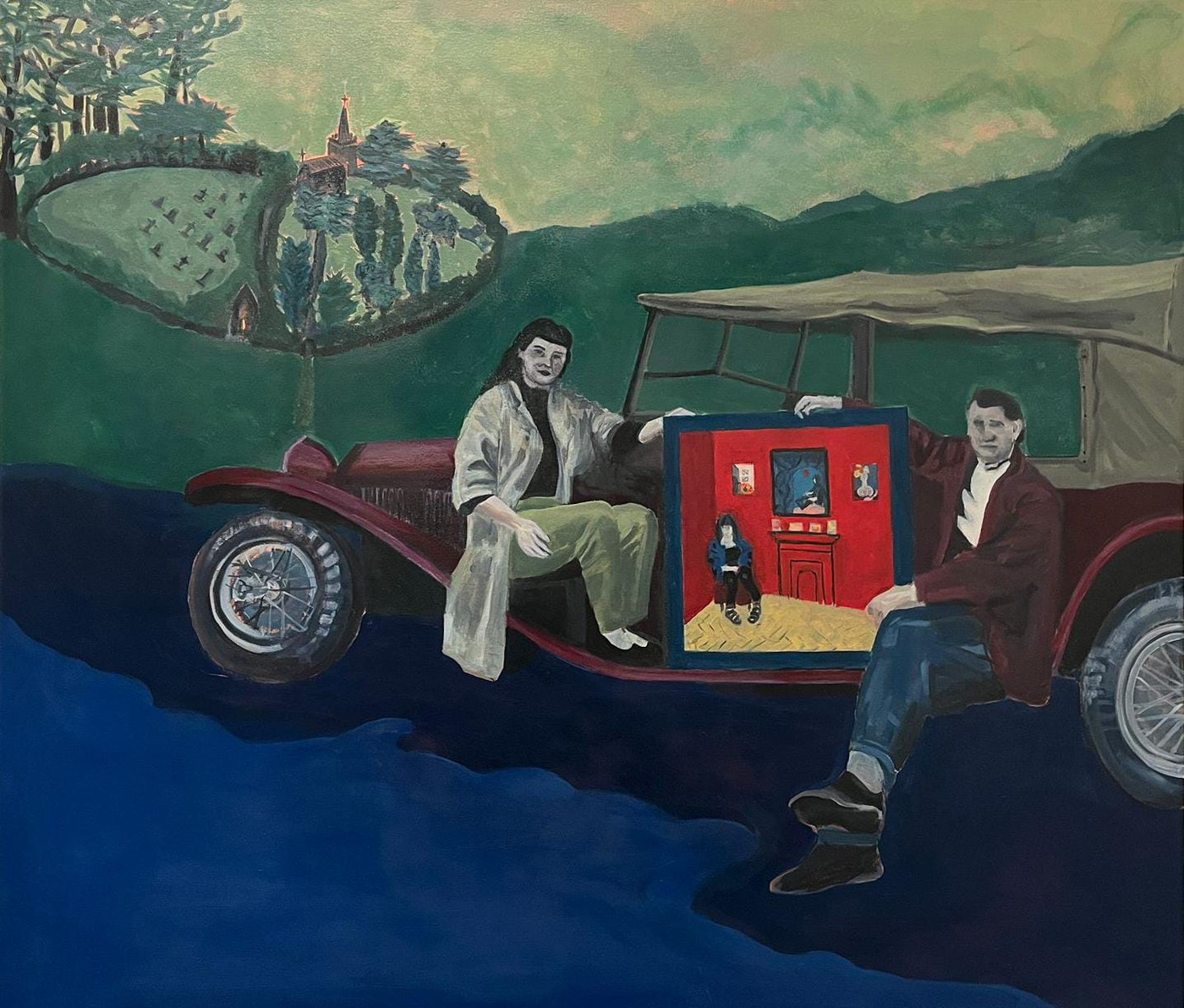 Harriett Chapman Designs - The Ever-changing Road Ahead. 110 by 95cm £750.00