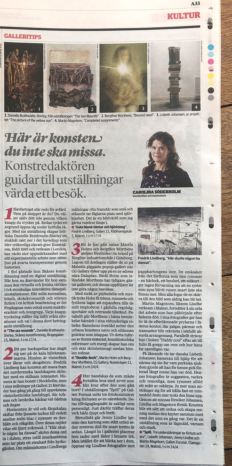 Fotograf Martin Magntorn - Review, group exhibition Spillage, Galleri Format, Malmö 2022.