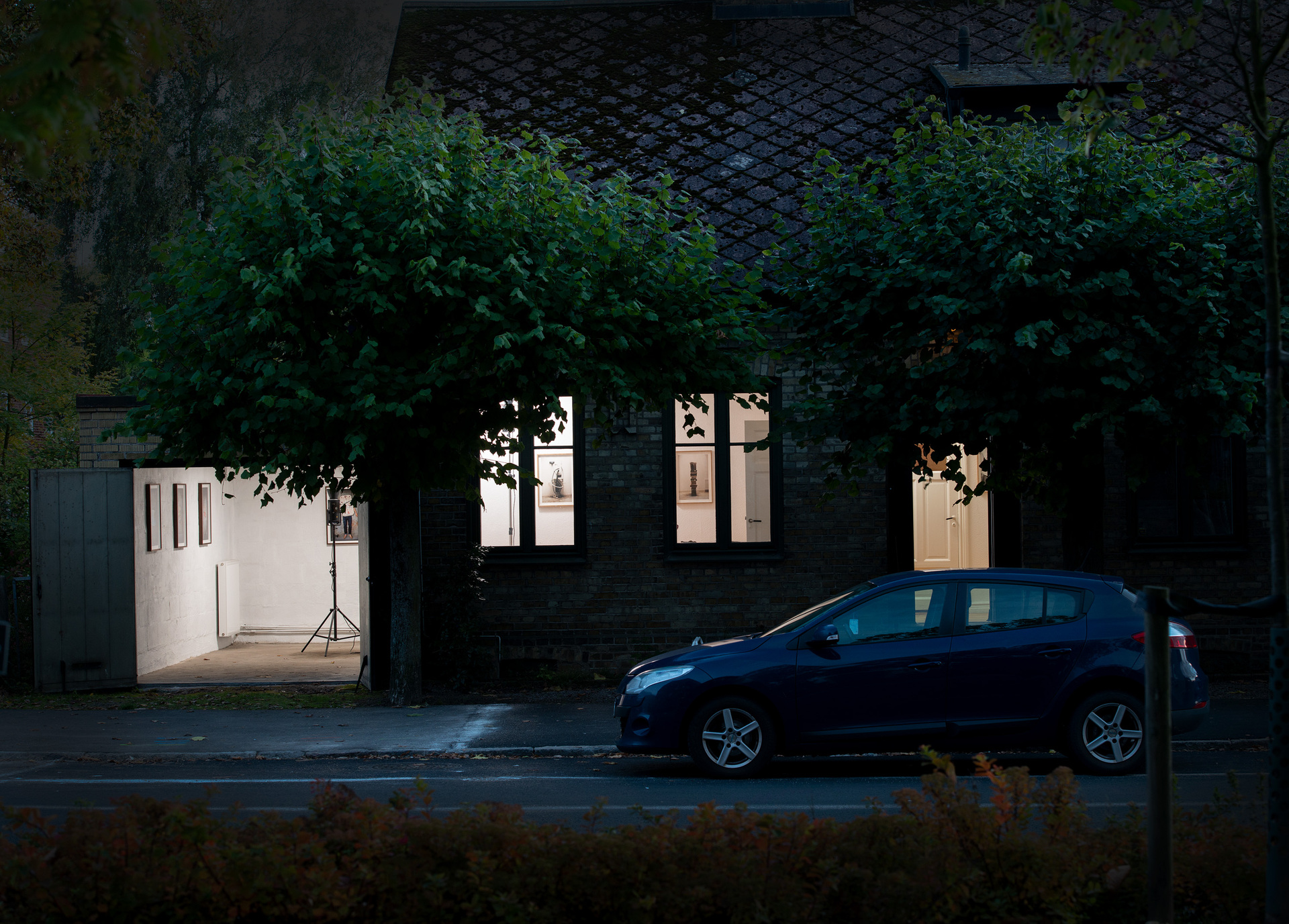 Fotograf Martin Magntorn - Childhood Landscapes, exhibition in my childhood house, curated by artist and gallery owner Martin Bryder, Lund 2021.