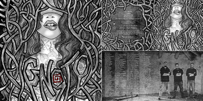 kitsune art - CD arwork for lIGNOTO hardcore band