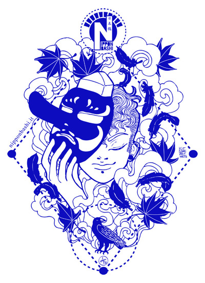 kitsune art - Graphic for Nipponbashi shopper