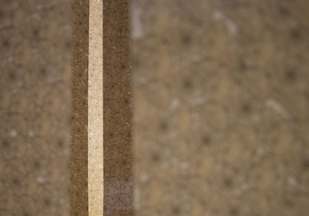 Luana Cruciato - Artis Photographie dinstallation, de 30 lés de 40cm x 7cm dans maquette de White Box 128cm X 183cm 2013