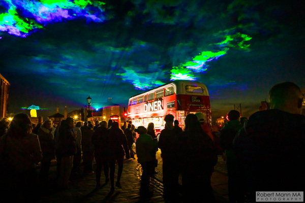 Robert Mann MA Photography - Borealis at Albert Dock