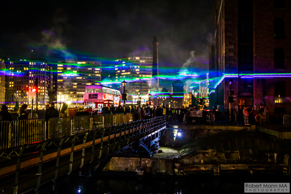 Robert Mann MA Photography - Borealis at Albert Dock