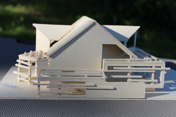 uk-architektin - zubau haus bk, halbturn