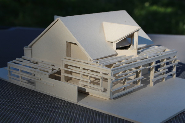 uk-architektin - zubau haus bk, halbturn