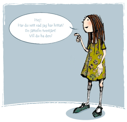 Sprakfåle illustration och design -