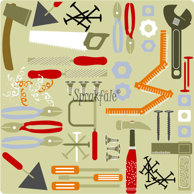 Sprakfåle illustration och design - Egenproducerad almanacka.