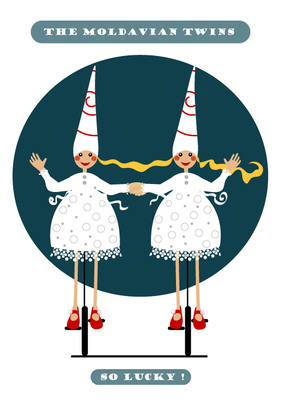 Sprakfåle illustration och design - Inspiration Eurovision Song Contest.