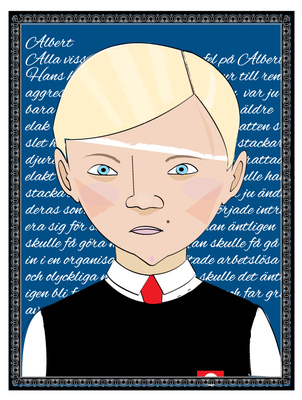 Sprakfåle illustration och design -