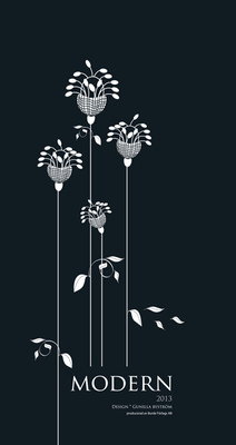 Sprakfåle illustration och design - Almanacka Modern, Burde Förlag.