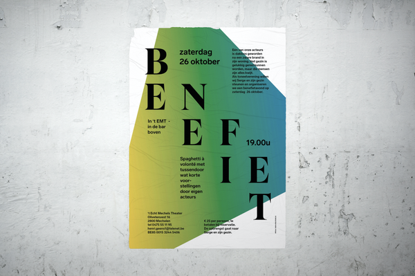 Valérie Machtelinckx - BENEFIET - poster design