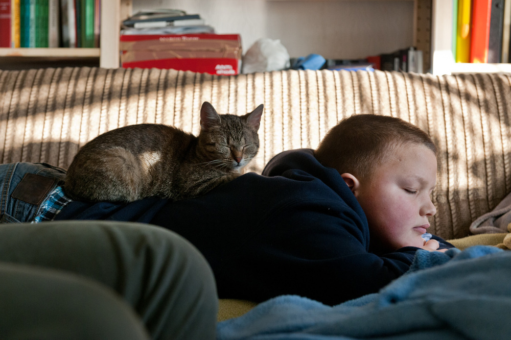 Fotografin Hamburg Reportage Portrait Reise Editorial Corporate Werbung Photography - Anton with the cat