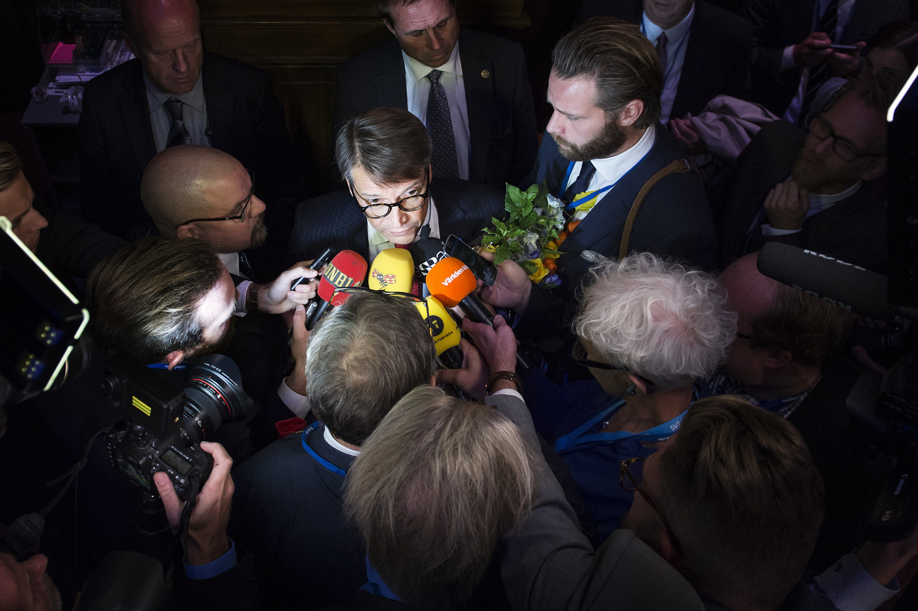 Photographer Anna Tärnhuvud - Göran Hägglund resigns as party leader for the Christian Democrats 2014, Aftonbladet