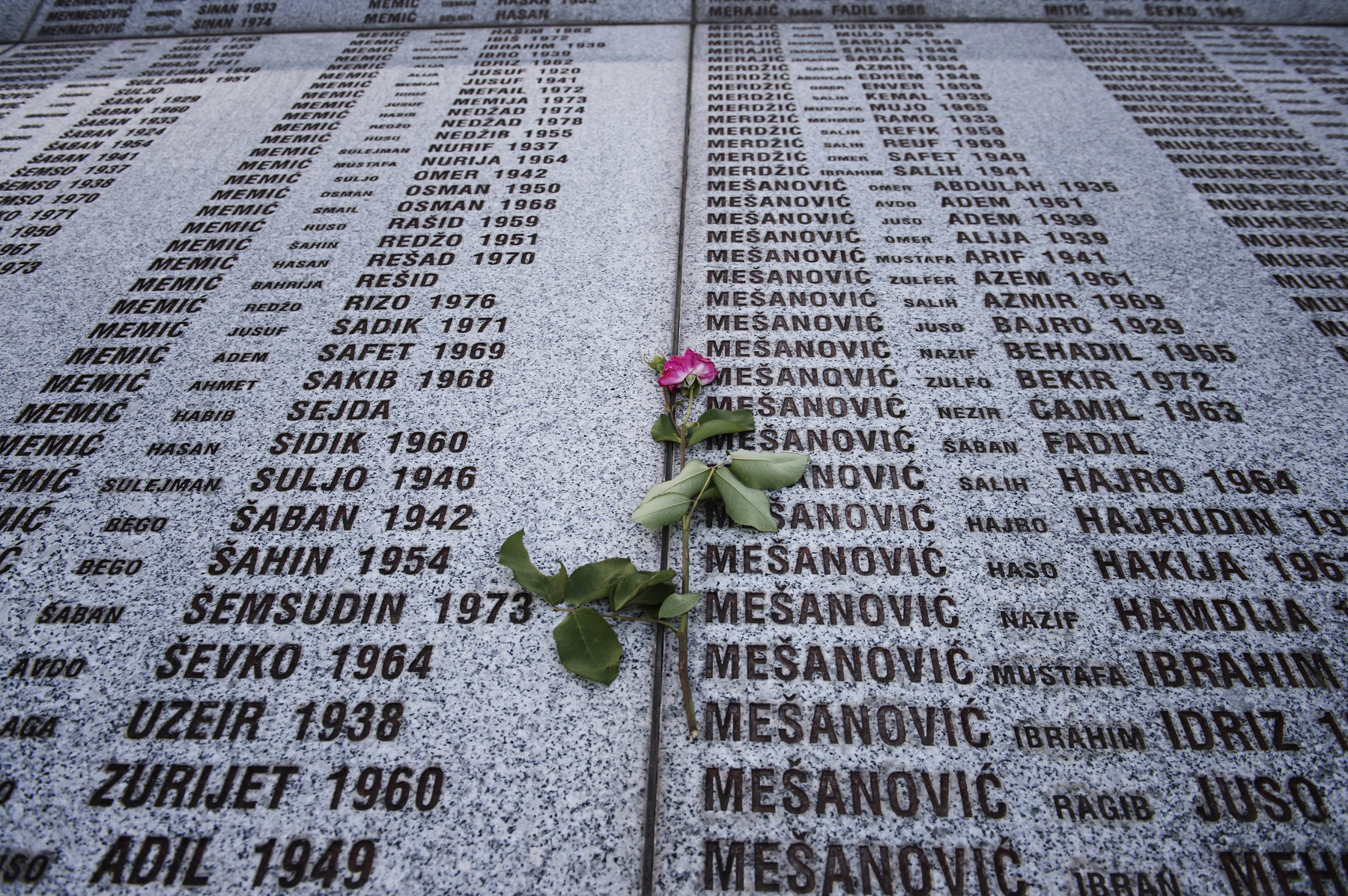 Photographer Anna Tärnhuvud - 6377 people have received their final resting at the cemetery in Potocari - thats more than the population of Srebrenica today.