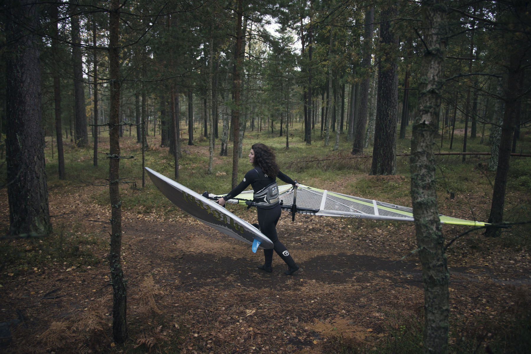Photographer Anna Tärnhuvud - Emmi Roosling, windsurfer. Project