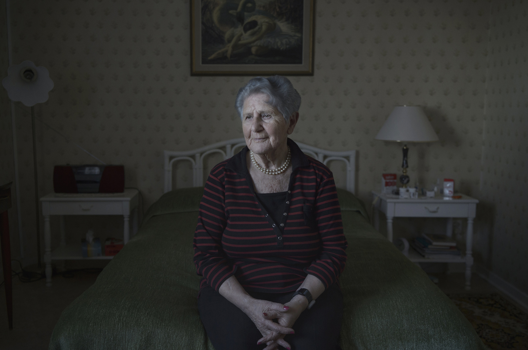 Photographer Anna Tärnhuvud - Cyla Trus, survivor of the holocaust. Aftonbladet