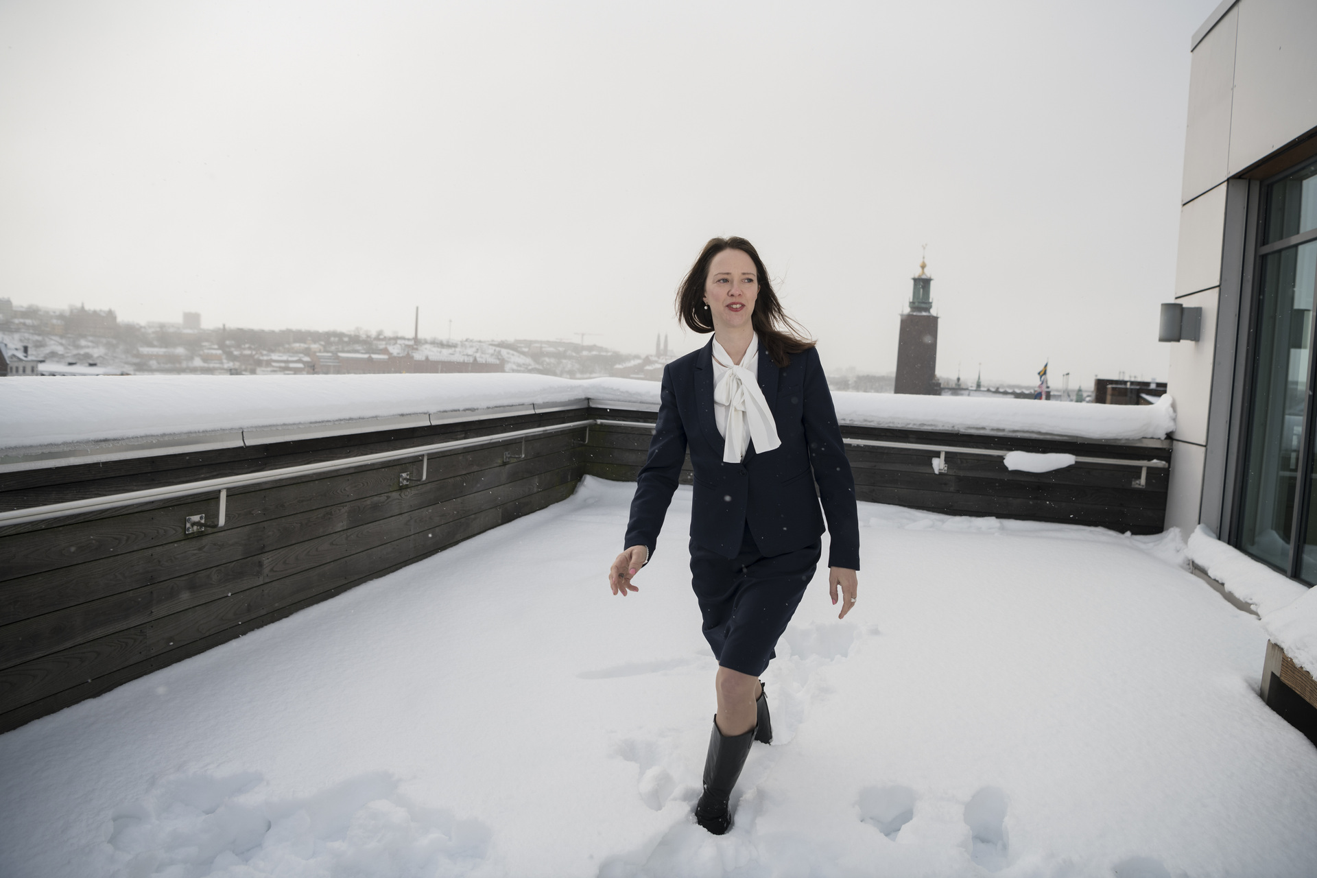 Photographer Anna Tärnhuvud - Åsa Lindhagen, politician. Göteborgs-Posten