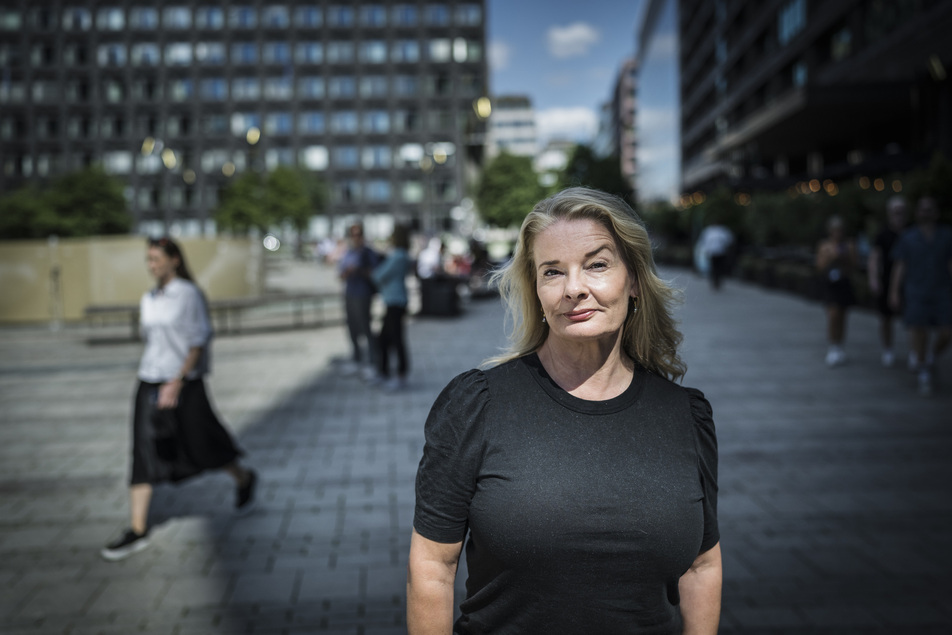Photographer Anna Tärnhuvud - Lotta Edholm, the minister for schools. Göteborgs-Posten