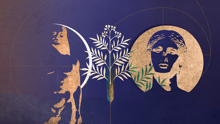 Haematinon - Fine Art, Design and Illustration - Gold Wheat