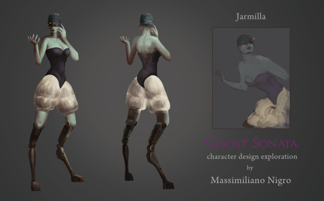 Haematinon - Fine Art, Design and Illustration - Character Design for Ghost Sonata - Feature Film for http://www.se-ma-for.com/