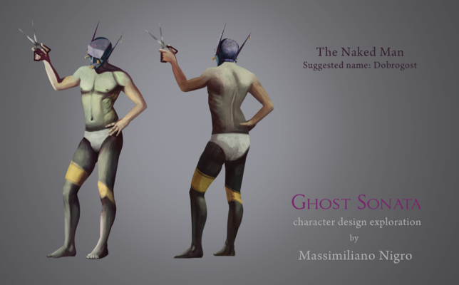 Haematinon - Fine Art, Design and Illustration - Character Design for Ghost Sonata - Feature Film for http://www.se-ma-for.com/