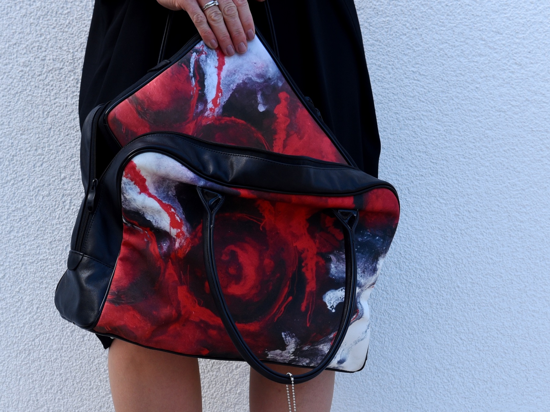 Graphit und Farbe - Handtasche, Laptoptasche RedVision
