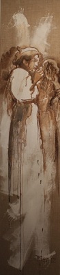 Galerie op 11 - Geen Titel acryl en bister op linnen oktober 2012