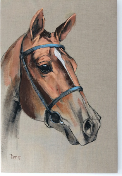 Galerie op 11 - Paard Acryl op linnen