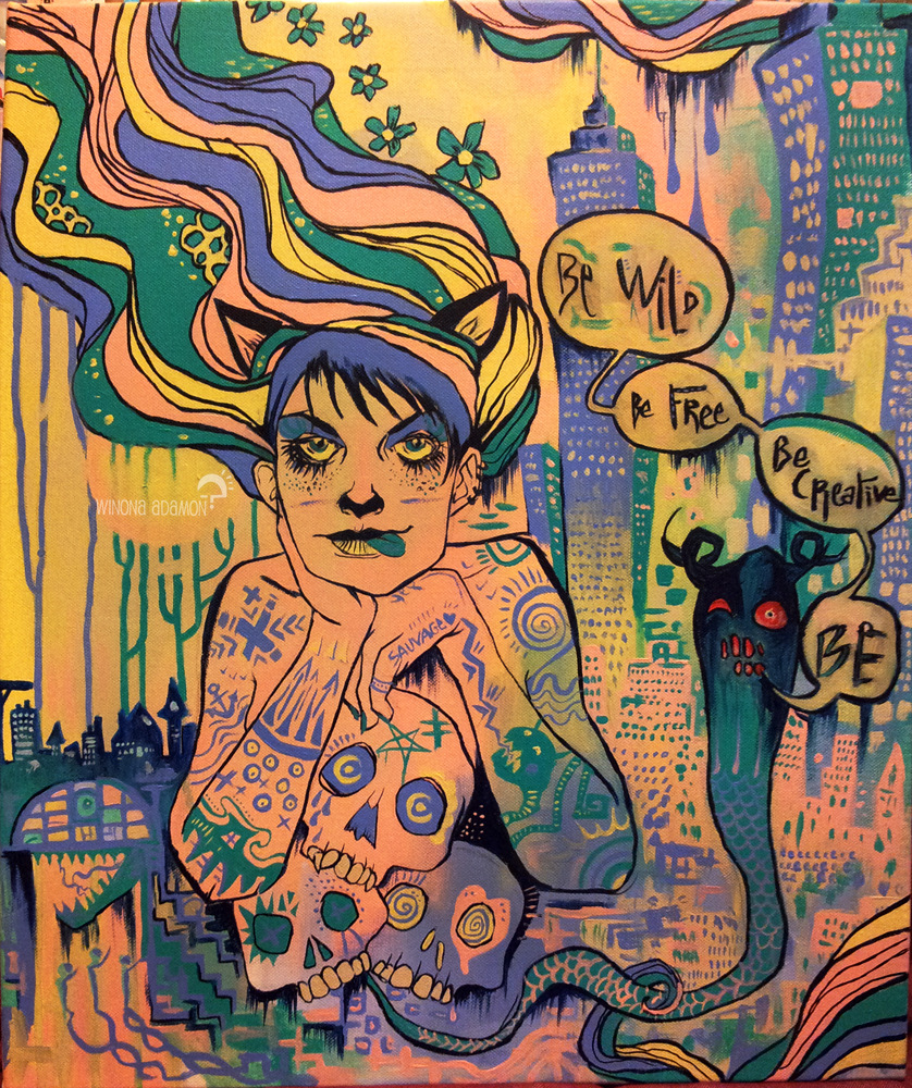 Charline Mahroug - Be Wild Be Free Be Creative Be