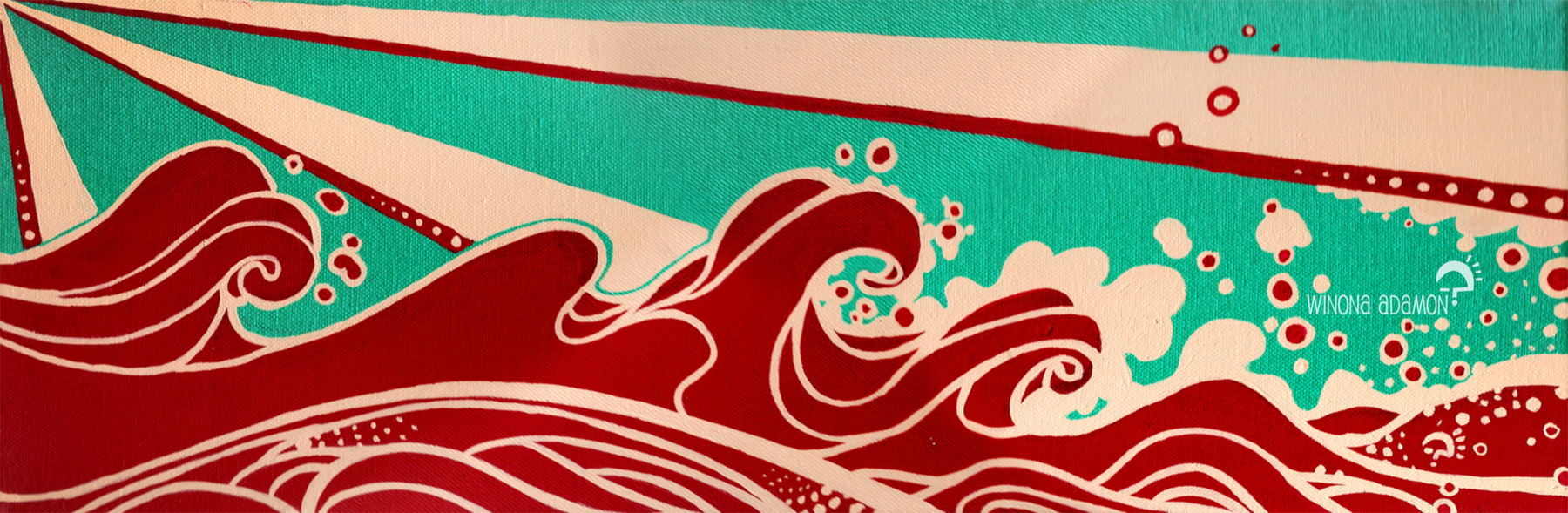 Charline Mahroug - Red Shining Sea