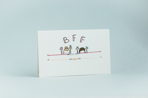 Mathilde Cabanas - Share a bracelet with your bff/ Collaboration with Sophie Ju design accessories