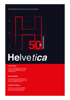 Ricardo Mejía - Cartel Helvetica
