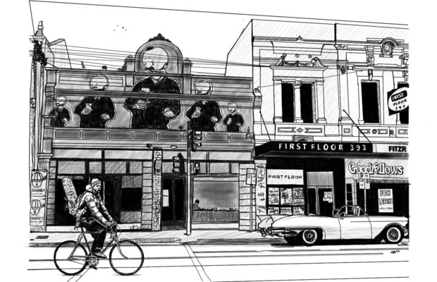 charlesbuissonpeintures - Série Melbourne. Dessin 2