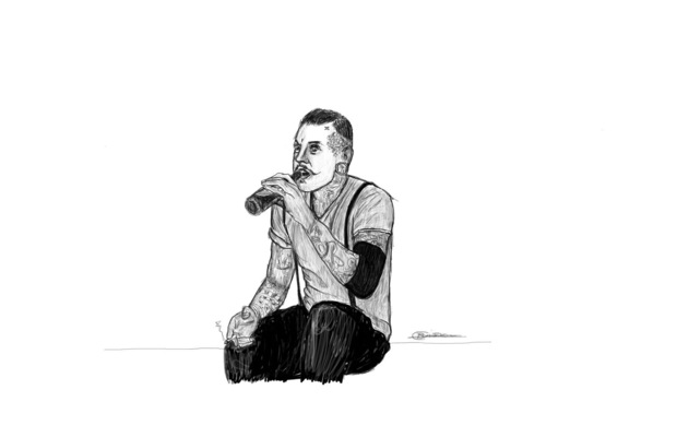 charlesbuissonpeintures - Série Rockabilly Dessin 3