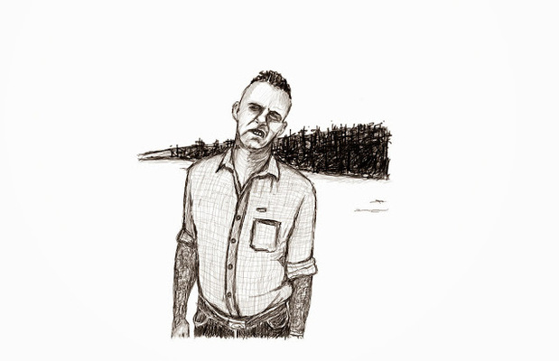 charlesbuissonpeintures - Série Rockabilly Dessin 1