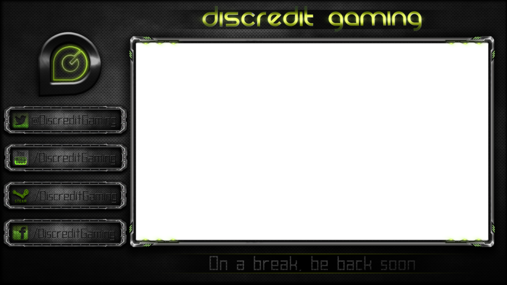Licunatt Design - Commissioned by: Discredit Gaming Type: 1 Screen Overlay