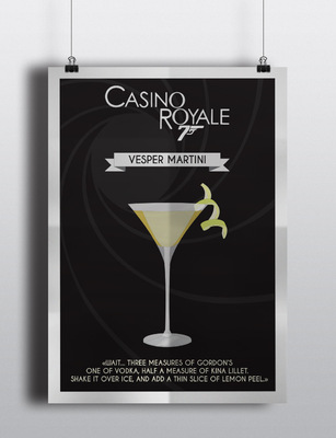 Mathieu Laprie - POSTER CASINO ROYALE A3 250G/M²