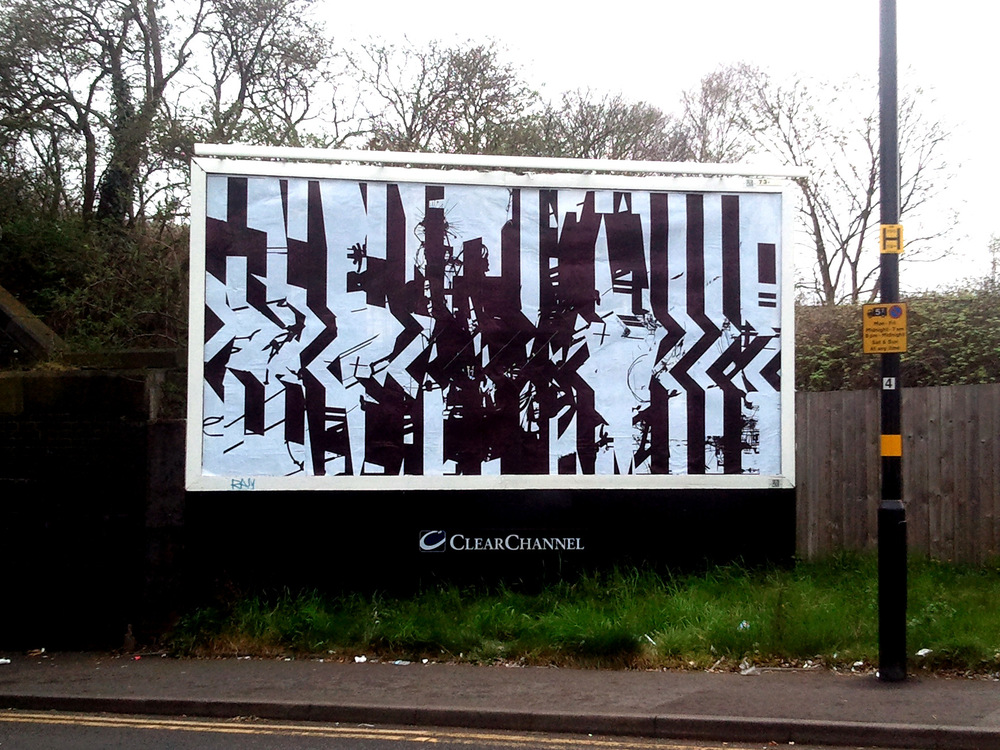 Tom Tebby Visual Artist - Untitled 48 sheet billboard, Birmingham