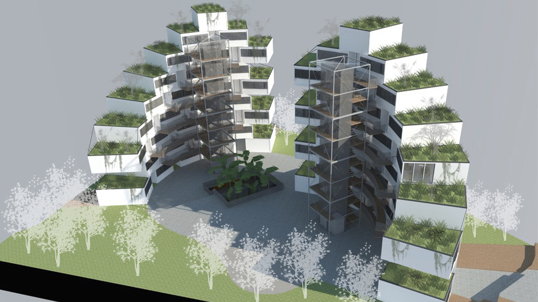 CLEMENT LANGELIN ARCHITECTURE - VUE DENSEMBLE