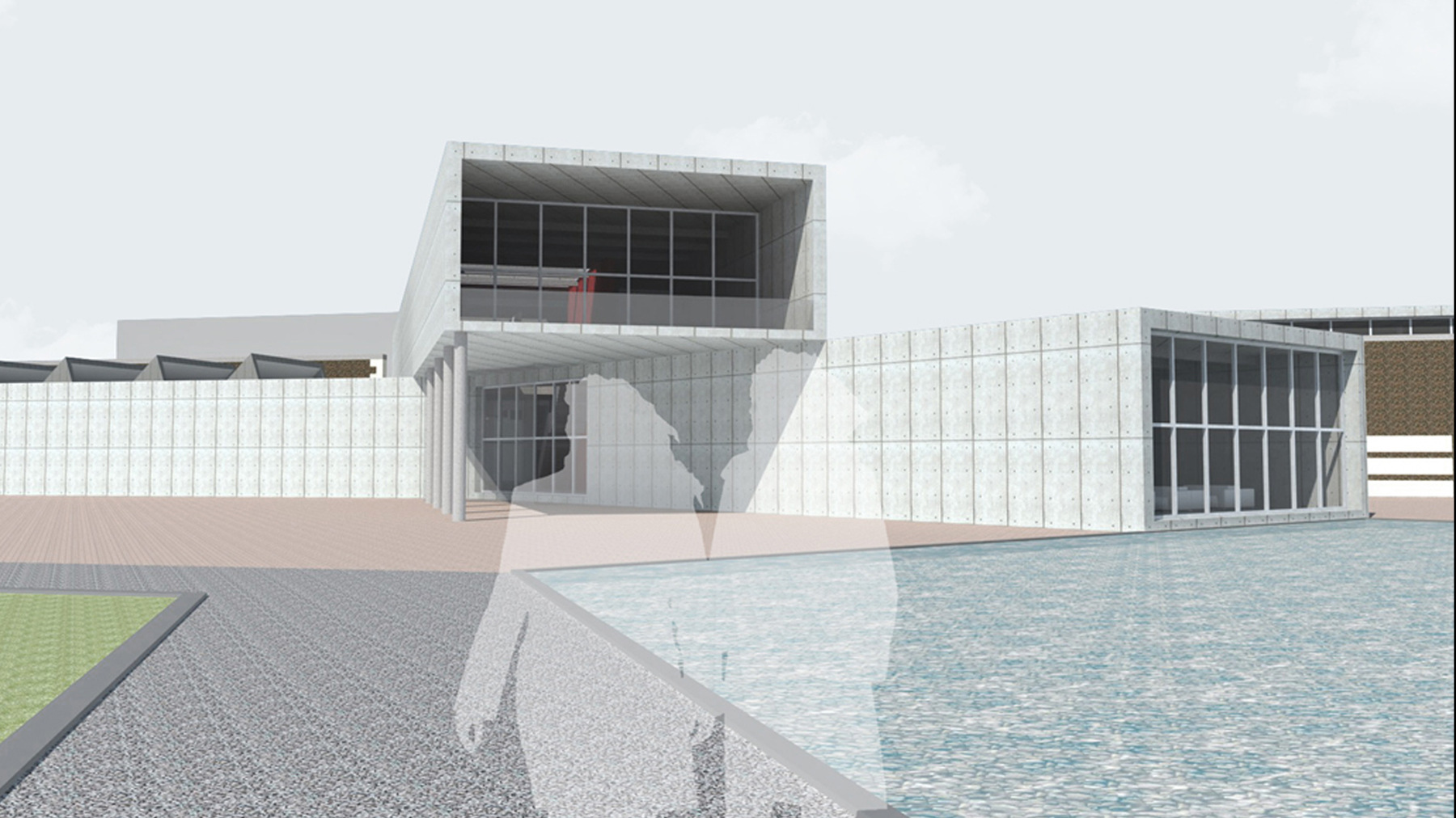 CLEMENT LANGELIN ARCHITECTURE - VUE DEPUIS LACCES SUD