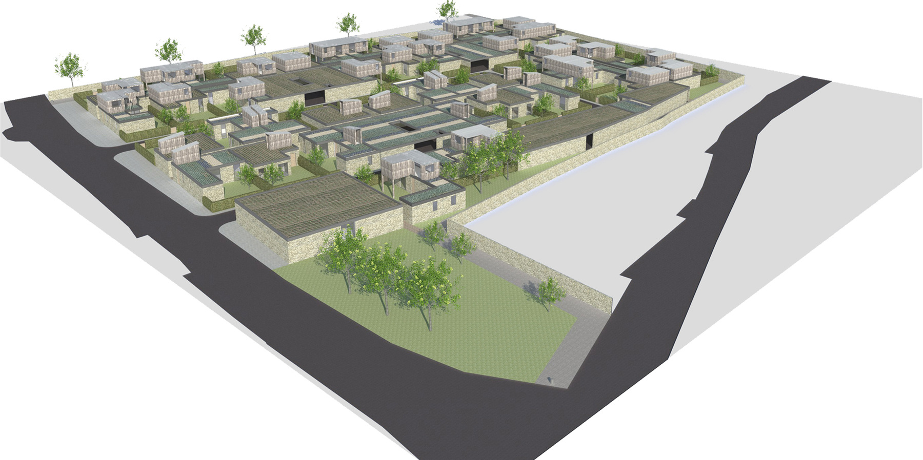 CLEMENT LANGELIN ARCHITECTURE - AXONOMETRIE GENERALE