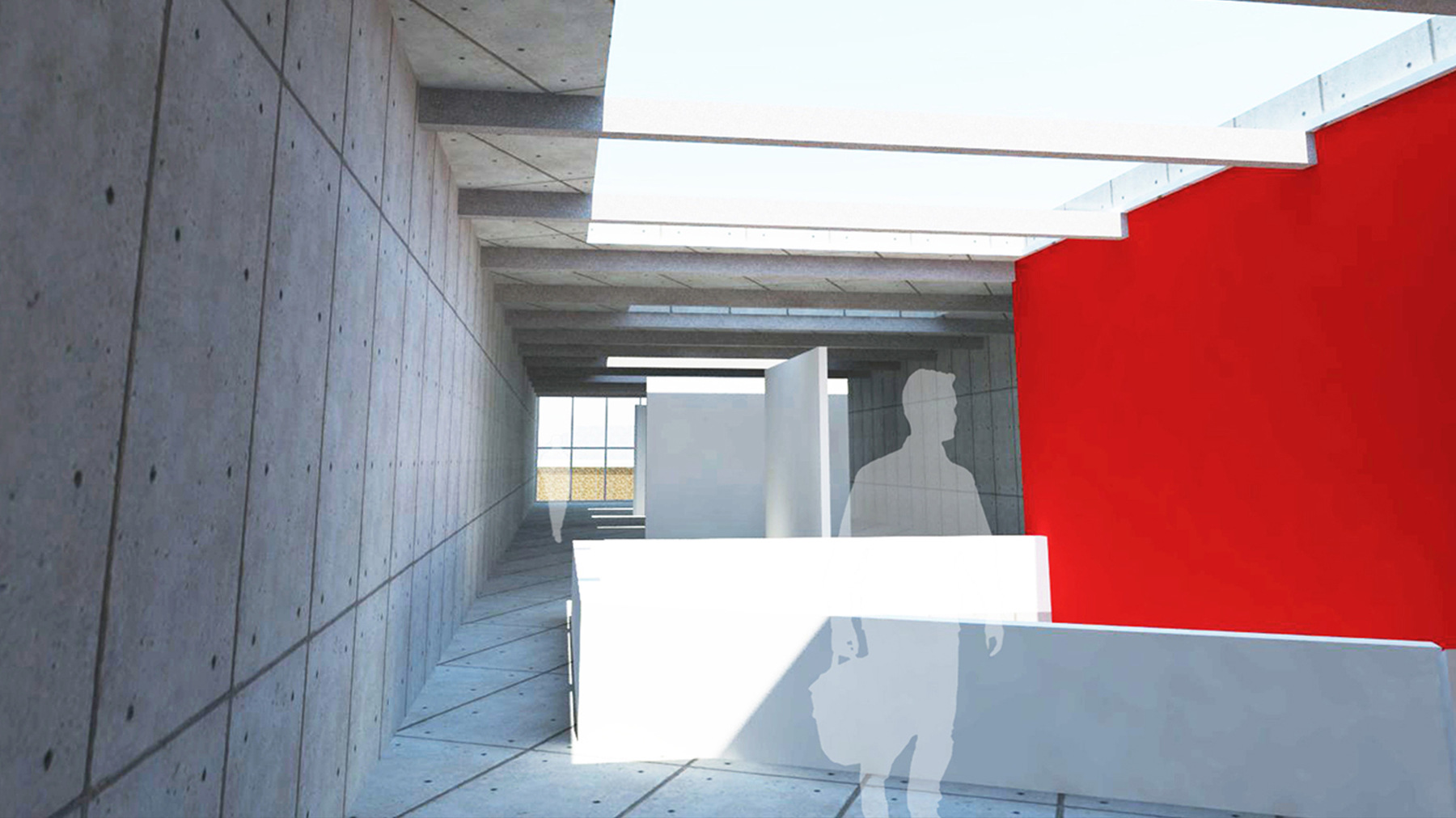 CLEMENT LANGELIN ARCHITECTURE - VUE SUR LA SALLE DEXPOSITION TEMPORAIRE