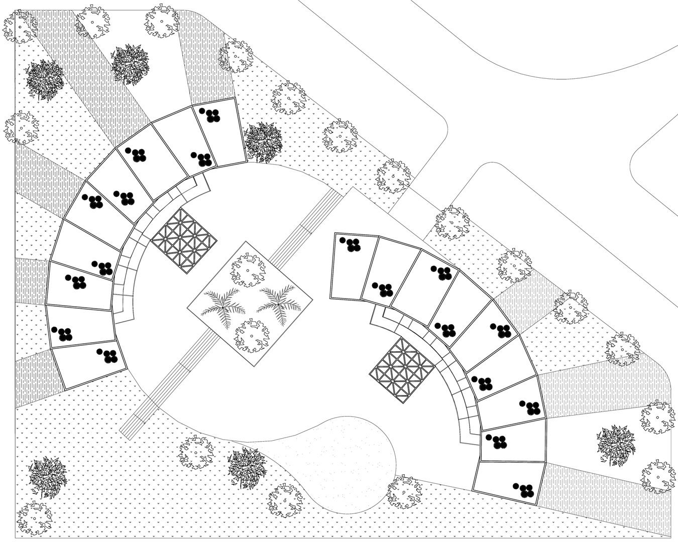 CLEMENT LANGELIN ARCHITECTURE - PLAN MASSE