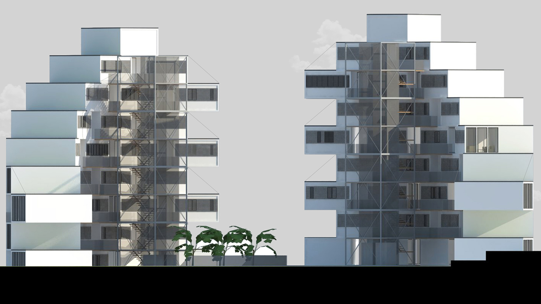 CLEMENT LANGELIN ARCHITECTURE - ELEVATION SUD