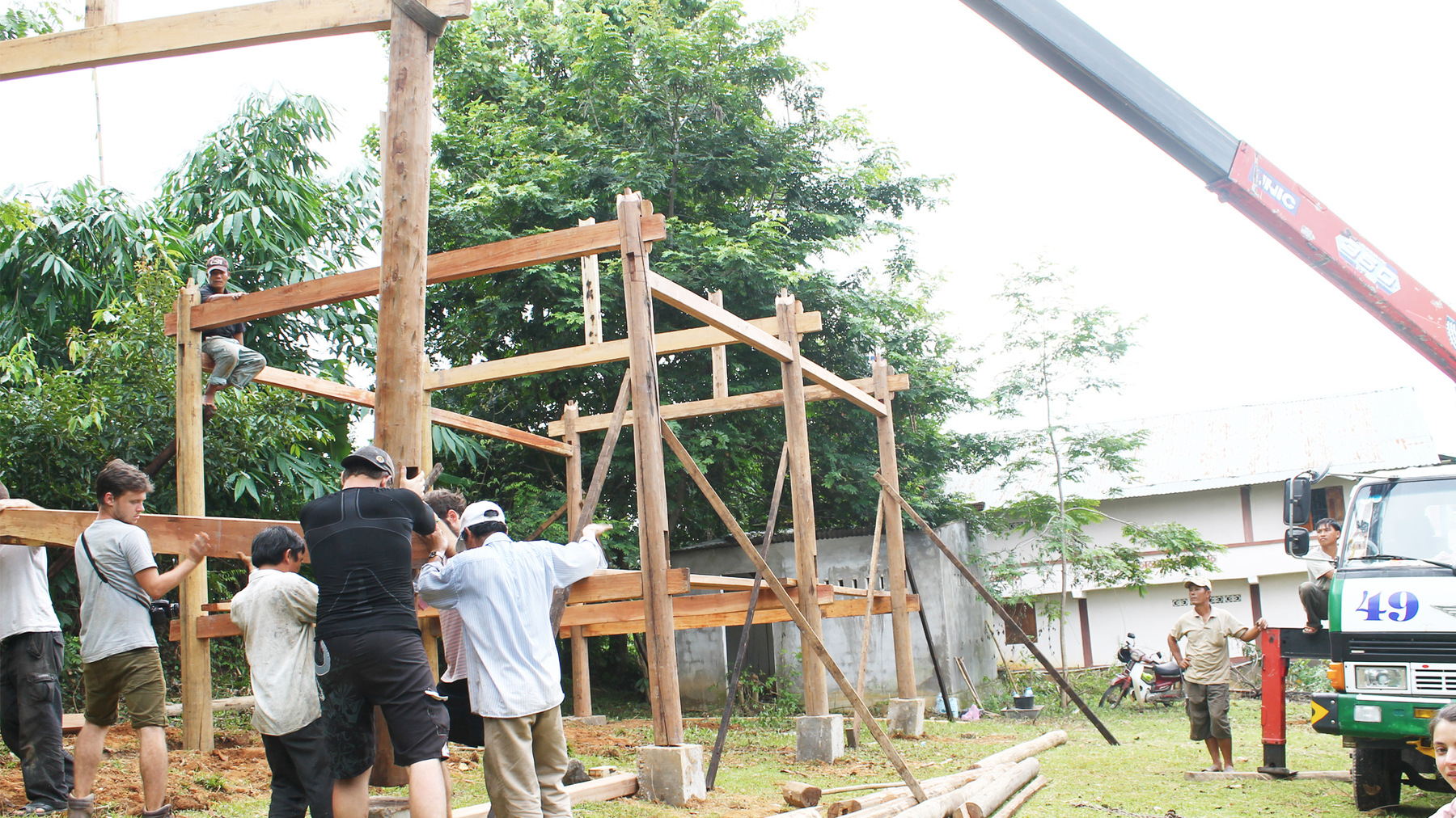 CLEMENT LANGELIN ARCHITECTURE - MONTAGE DE LA STRUCTURE 6