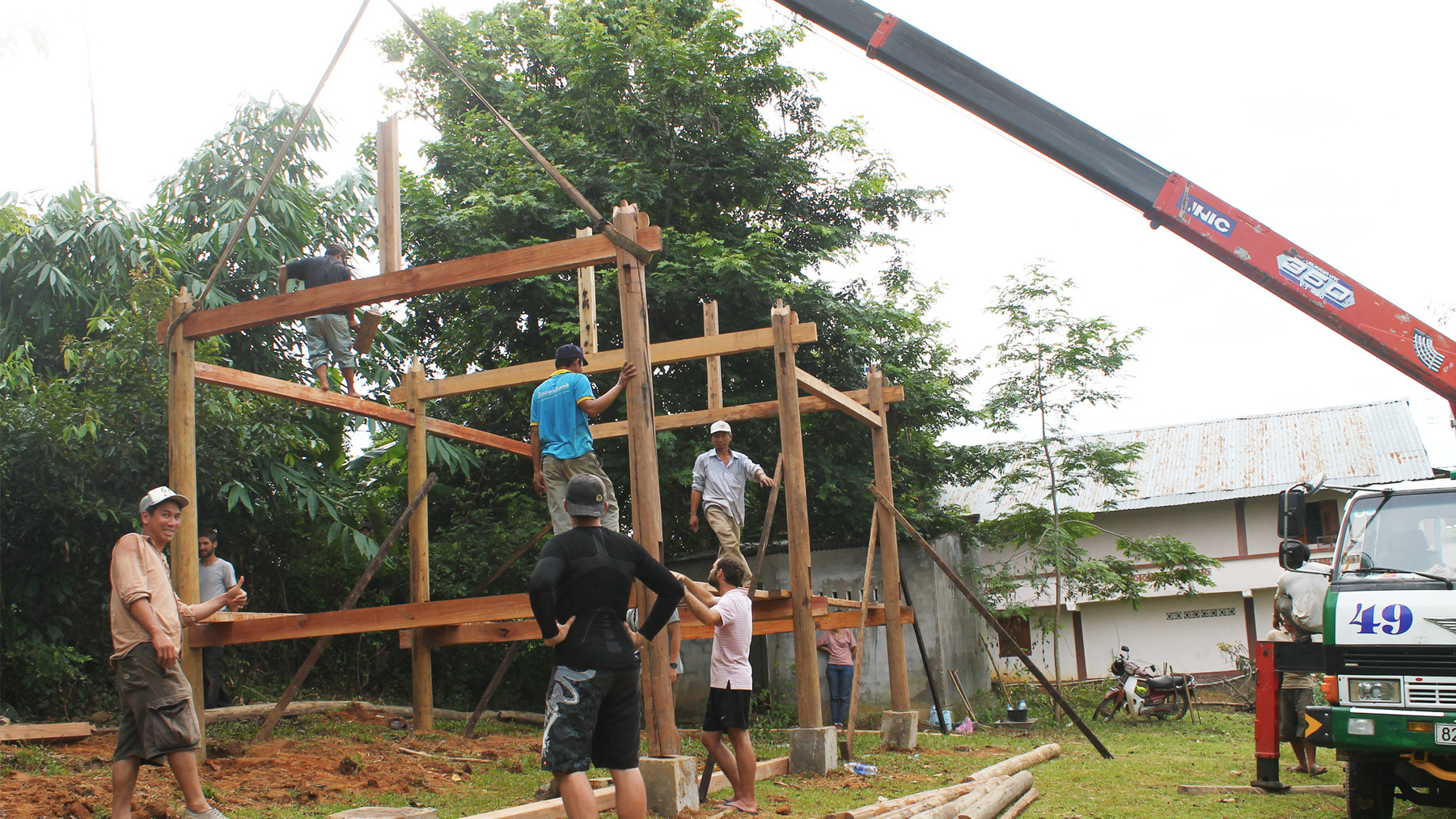 CLEMENT LANGELIN ARCHITECTURE - MONTAGE DE LA STRUCTURE 5