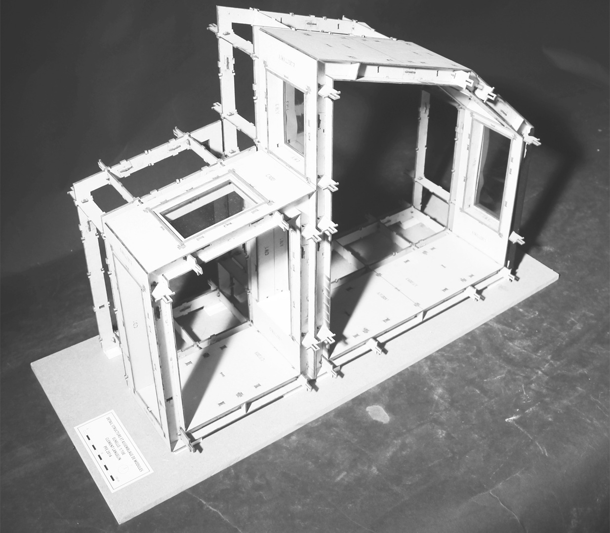 CLEMENT LANGELIN ARCHITECTURE - MAQUETTE DETAIL 1