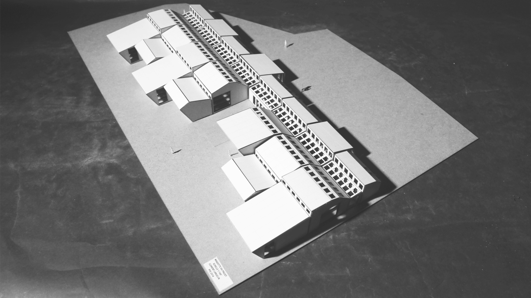 CLEMENT LANGELIN ARCHITECTURE - MAQUETTE PROJET 1